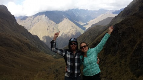 We made it! Dead Woman's Pass - the highest point of the Inca Trail