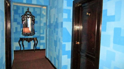 Cute décor and striking colours give each floor a different feel.