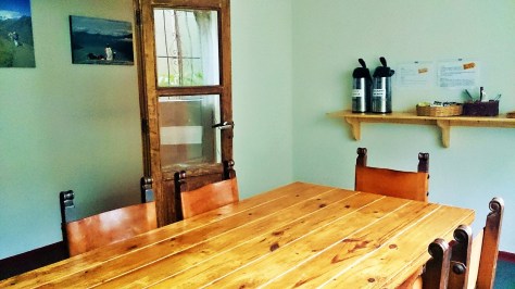 Fresh hot BEVERAGES in the dining room