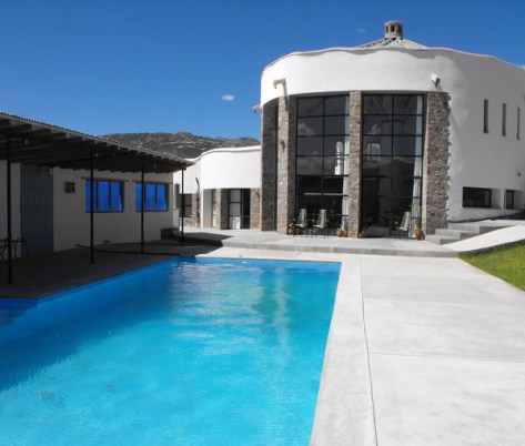 Sky Hacienda. The most magnificent building made by Ed and June. Image courtesy of the Sky Hacienda website. Check out the blog of the construction of the hotel at http://www.skyhacienda.blogspot.com/ Very interesting!