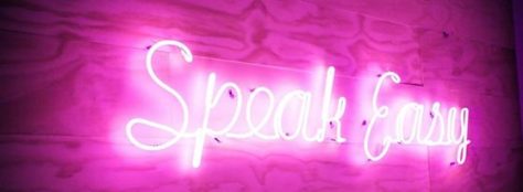 Neon is always good. Pub, funeral home or speakeasy cafe