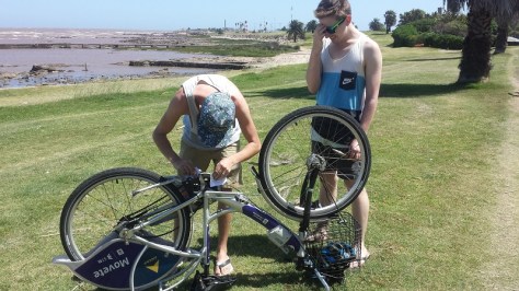 As you might guess from Peckers, this was not the first time that Fish had to fix his chain.