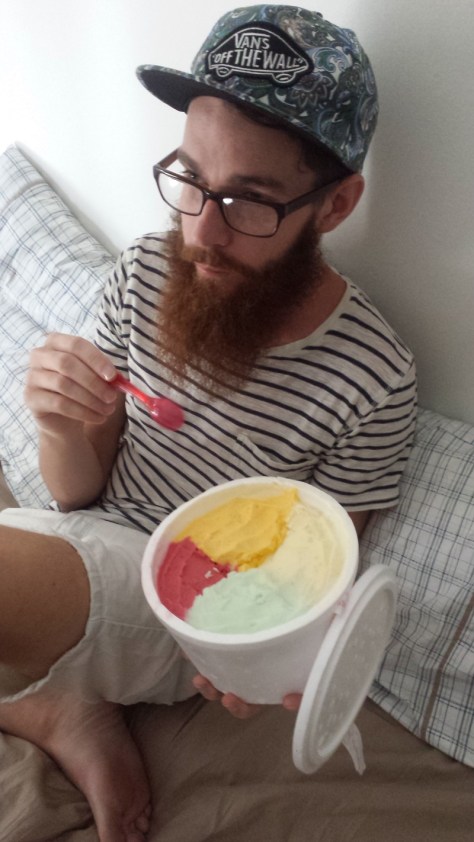 Eating 1kg of ice cream in bed. That's how we do Buenos Aires. 